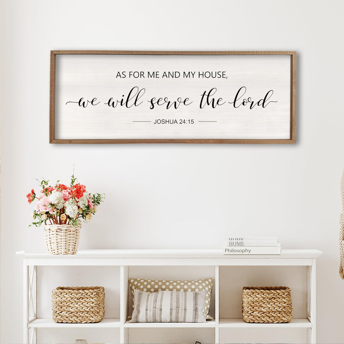 As For Me And My House We Will Serve The Lord Wall Decor 32 - comurdyo Official Imagery - 4