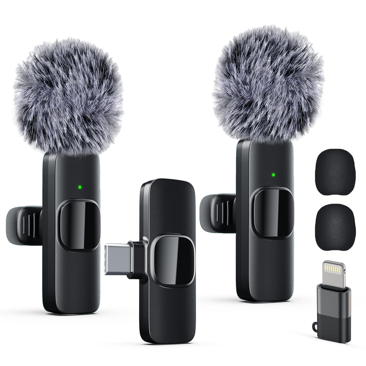 Labstandard Professional Wireless Lavalier Lapel Microphone – product photo (Wireless Lavalier Microphones)