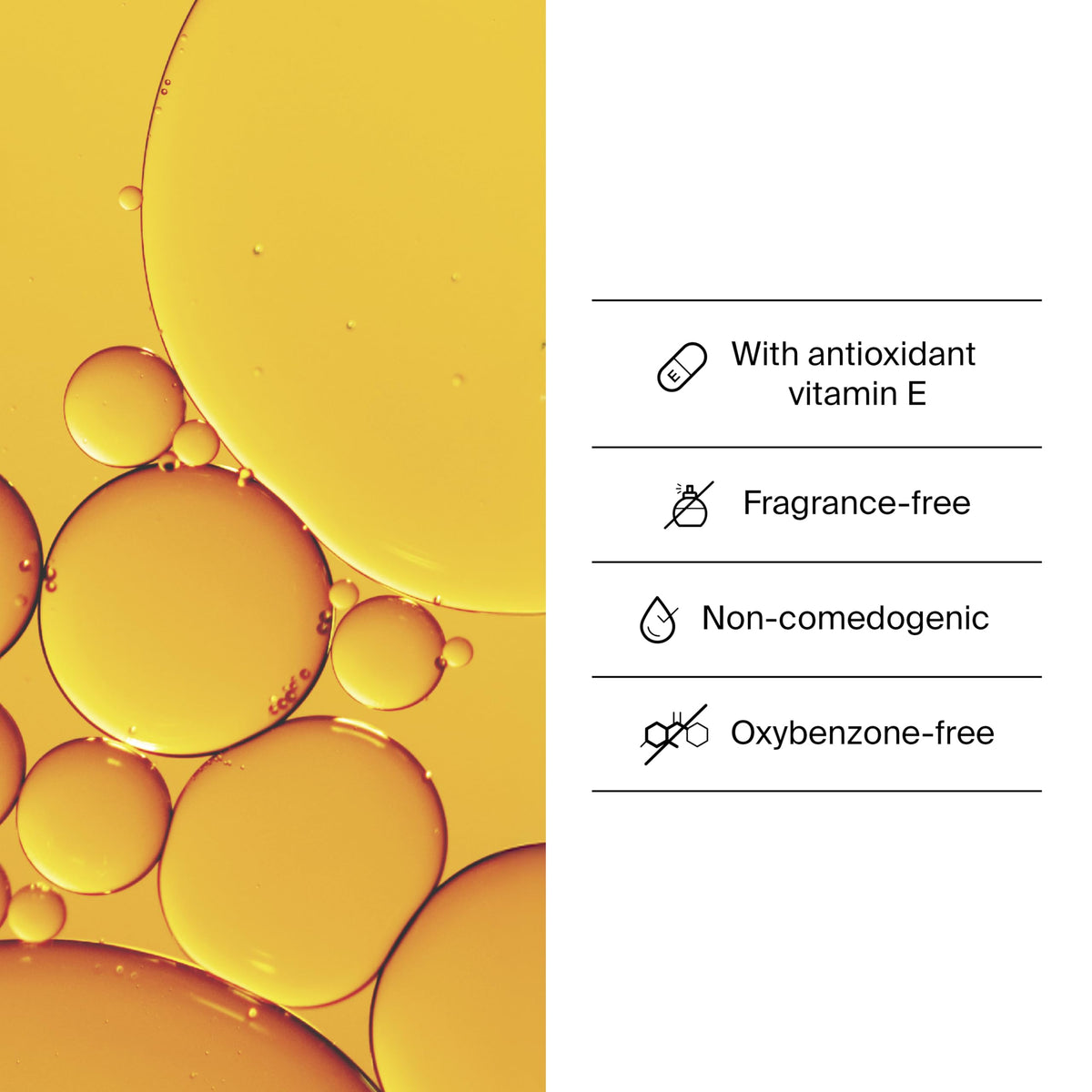 Neutrogena Ultra Sheer Sunscreen Serum SPF 60 Fragrance Free – back view and specifications