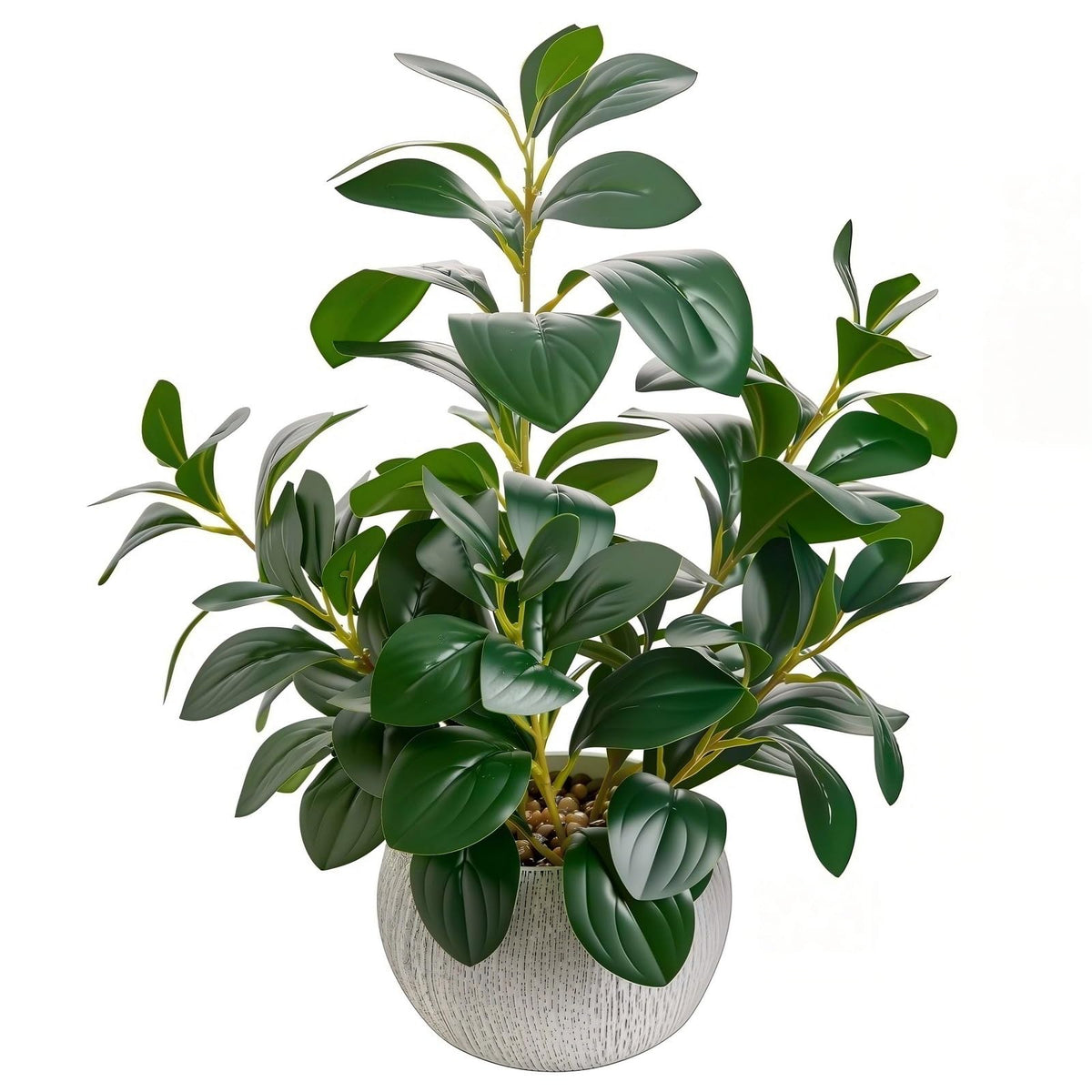 AlphaAcc 17 Artificial Ficus Cement Pot Home Kitchen Office - AlphaAcc Official Imagery - 2