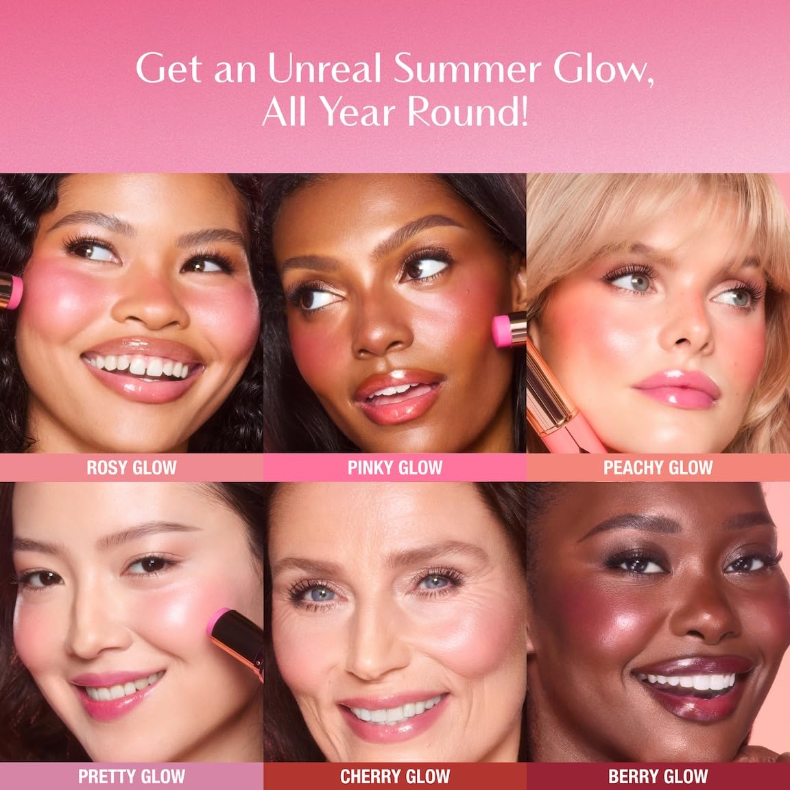 Charlotte Tilbury Unreal Healthy Glow Blush Stick - Premium Selection Official Imagery - 7