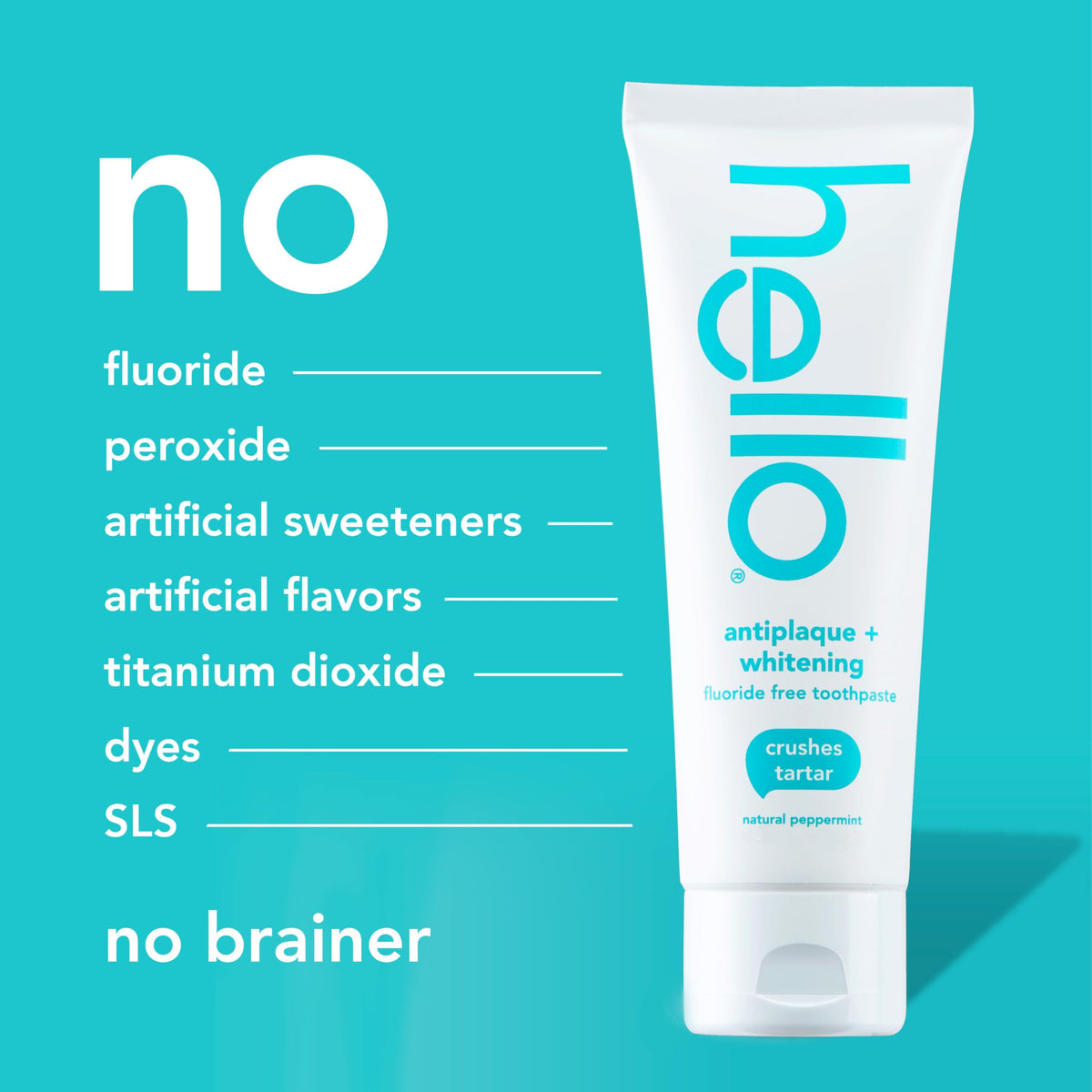 Hello Antiplaque and Whitening Fluoride Free Toothpaste 3 – alternate angle