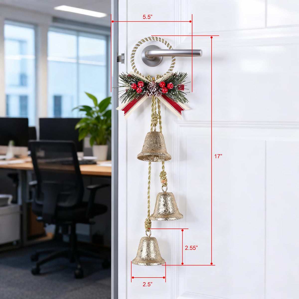 Relbud Christmas Bells Decorations Jingle Bell Hanging Decorative – alternate angle