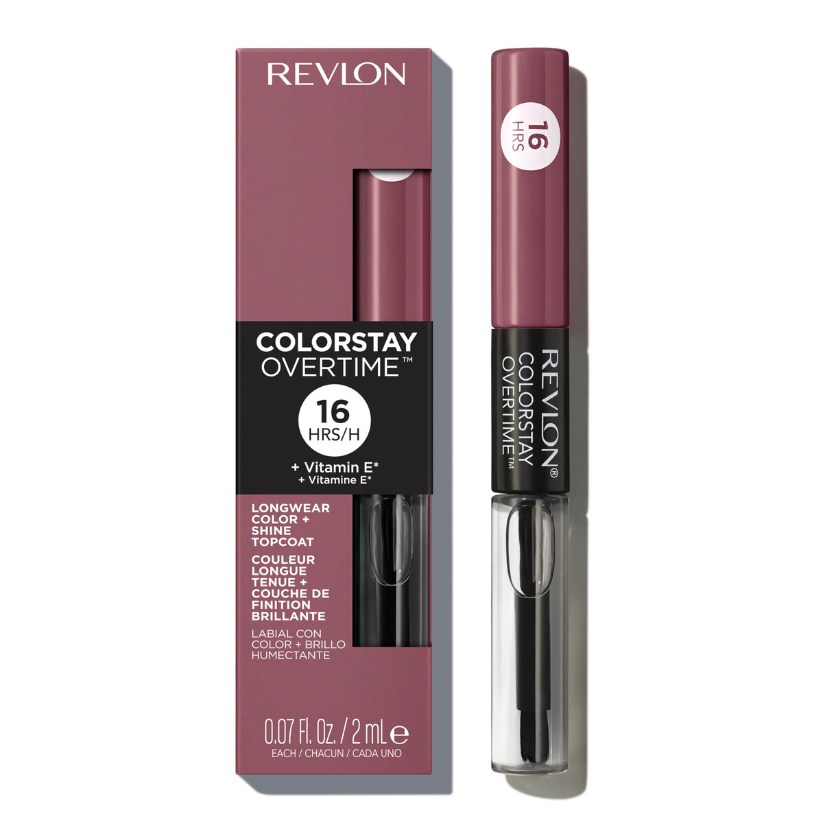 Revlon ColorStay Overtime Lipcolor 370 Everlasting Rum 0 07 – product photo (Lipstick)
