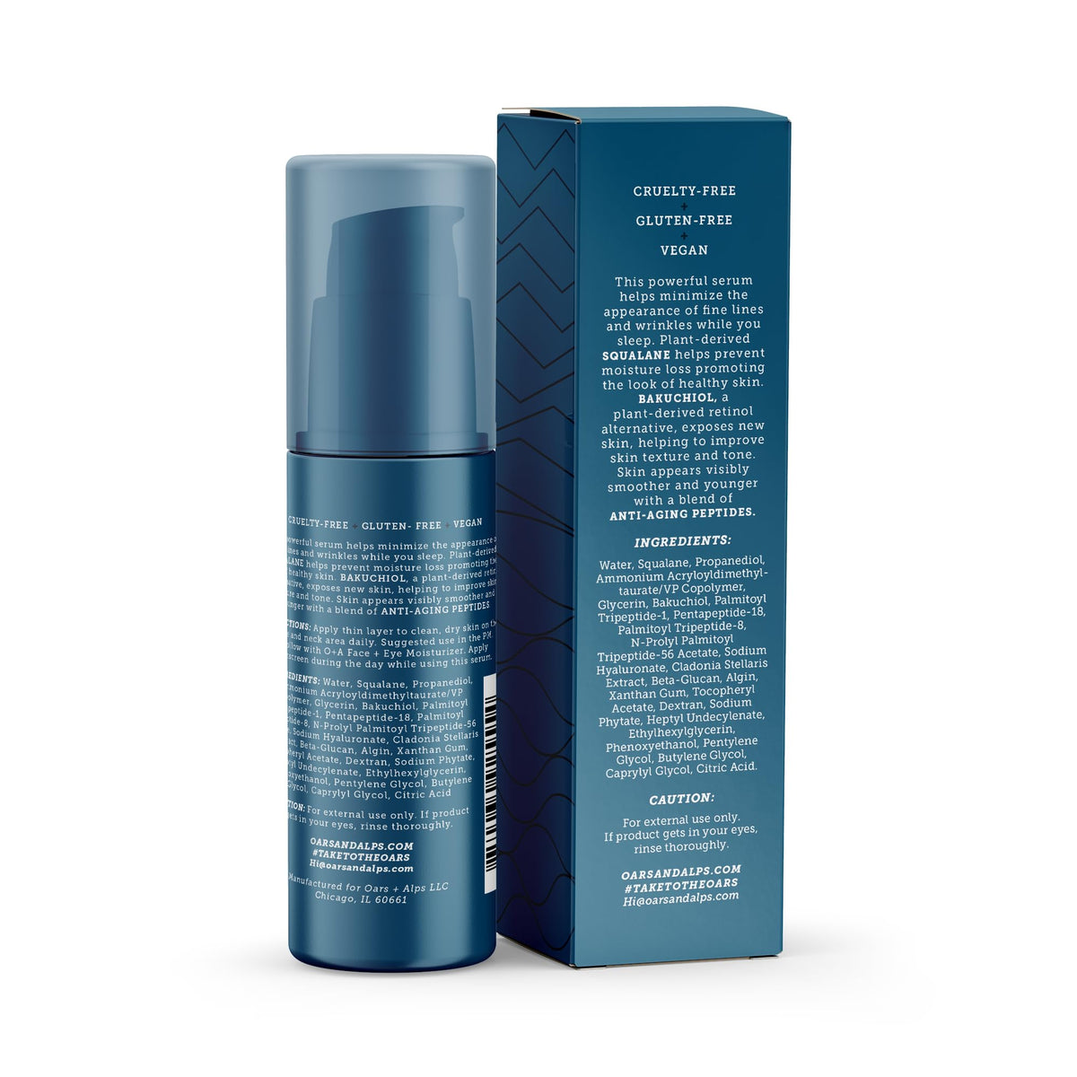 Oars Alps Overnight Renewal Face Serum Anti Aging 1pk 0 7 Fl - Oars + Alps Official Imagery - 3