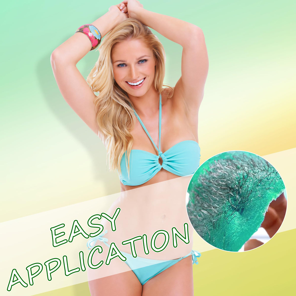 Wchiou Hair Removal Wax 2lb Wax Beads for Sensitive Skin With Pure – alternate angle