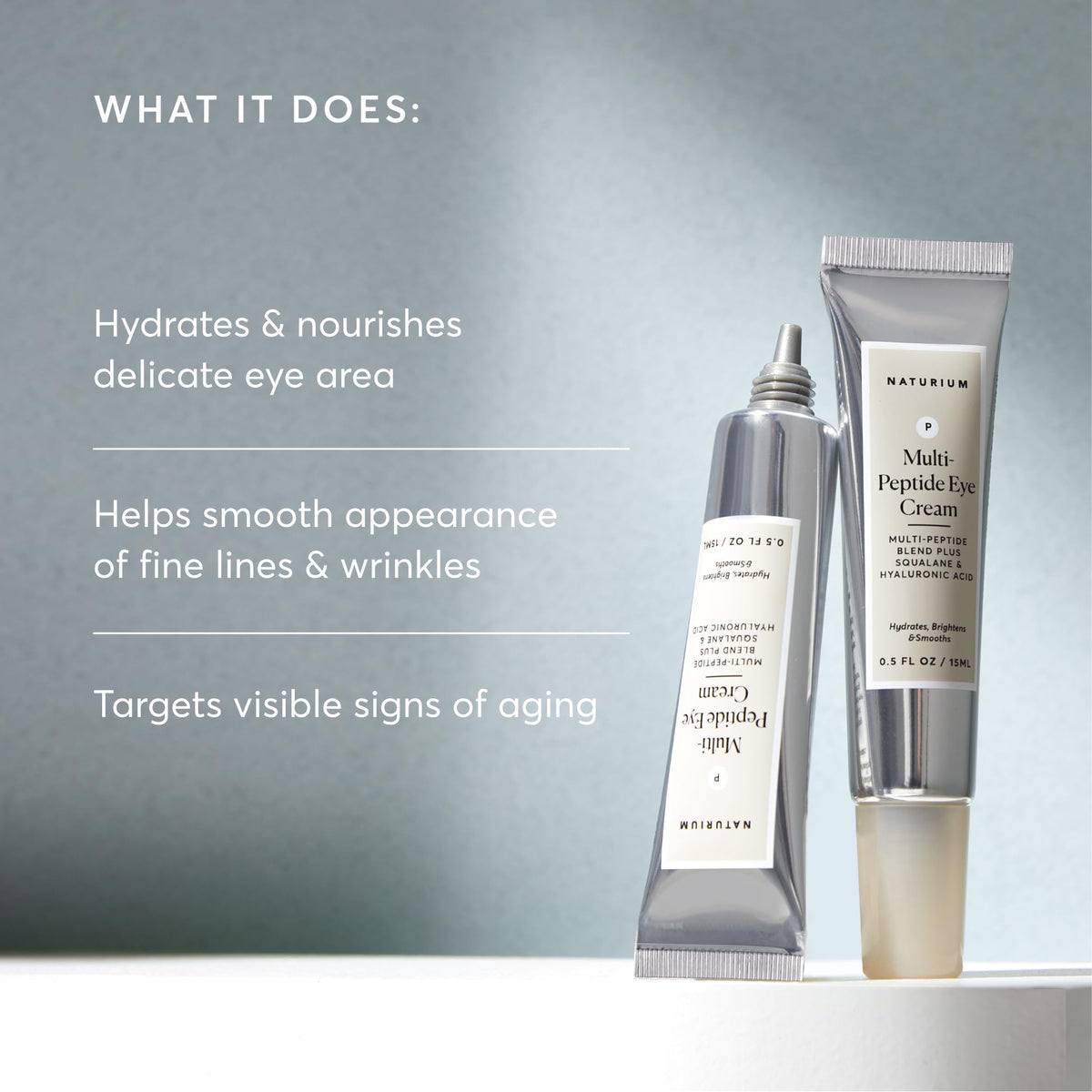 Naturium Multi Peptide Eye Cream Smoothing Eye Care 0 5 oz – full view