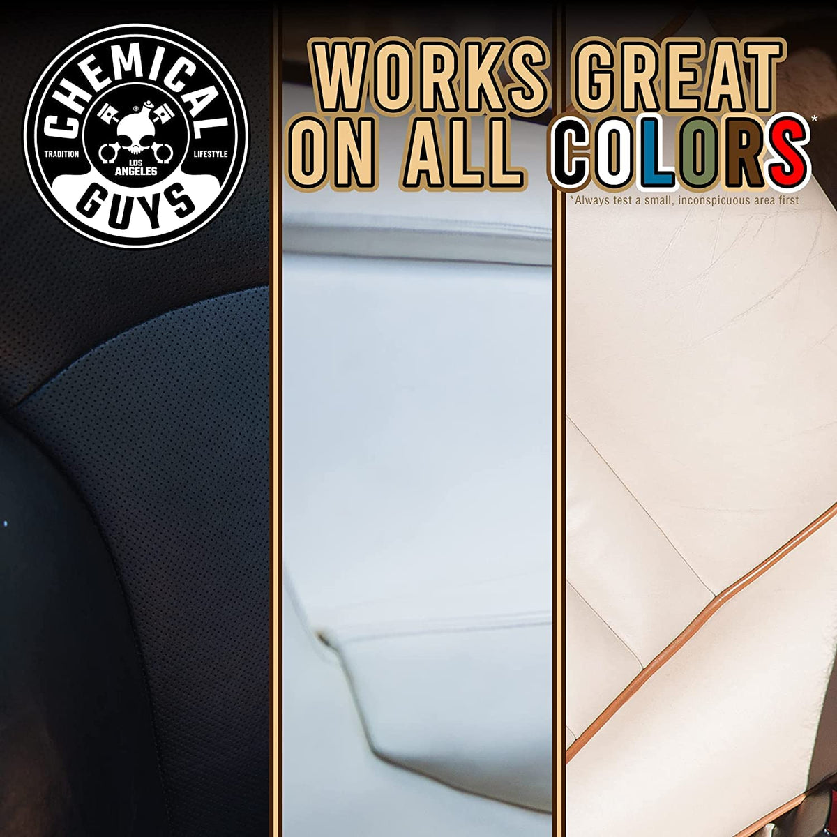 Chemical Guys Leather Cleaner and Conditioner Kit with Brush - Chemical Guys Official Imagery - 7