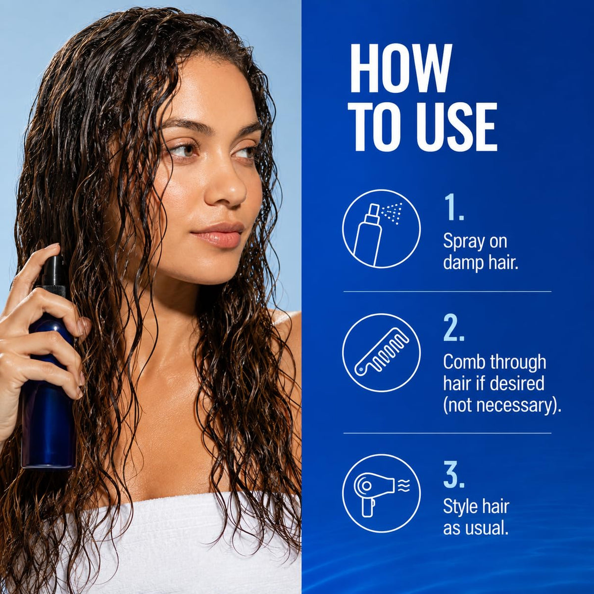 Dermasolve Leave In Conditioner Spray - Dermasolve Official Imagery - 6