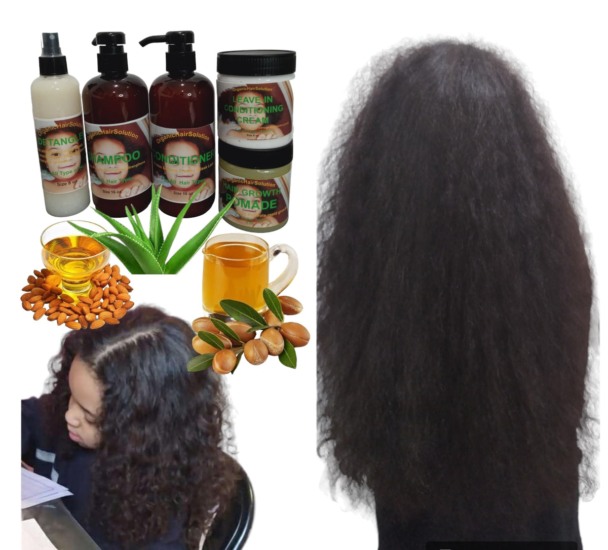 Organic Hair Solution KIDS Hair Care Set - Organic Hair Solution Official Imagery - 4