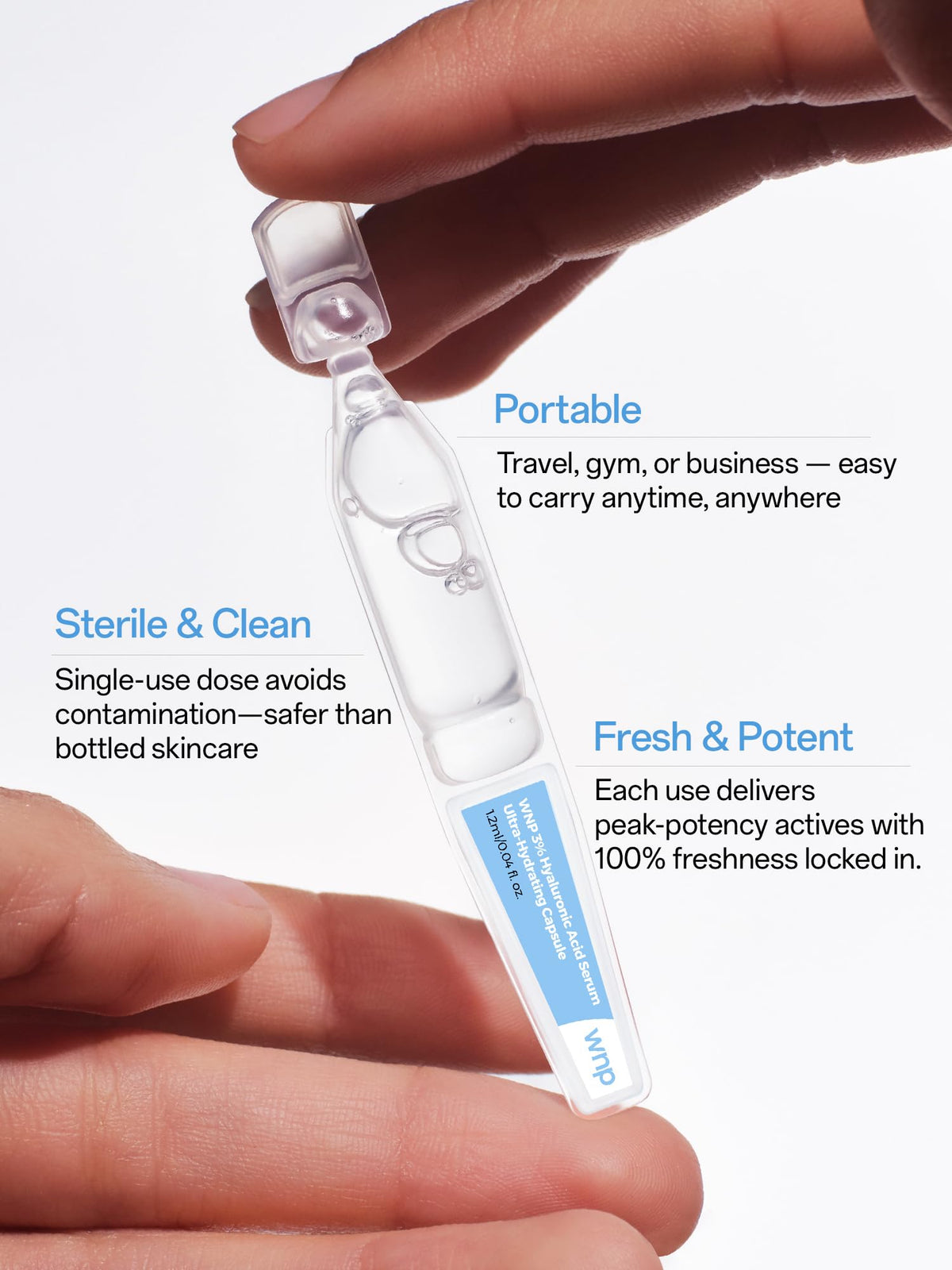 WNP Hydrating Repair Serum Set 3 Hyaluronic Acid Collagen 60 - WNP Official Imagery - 7