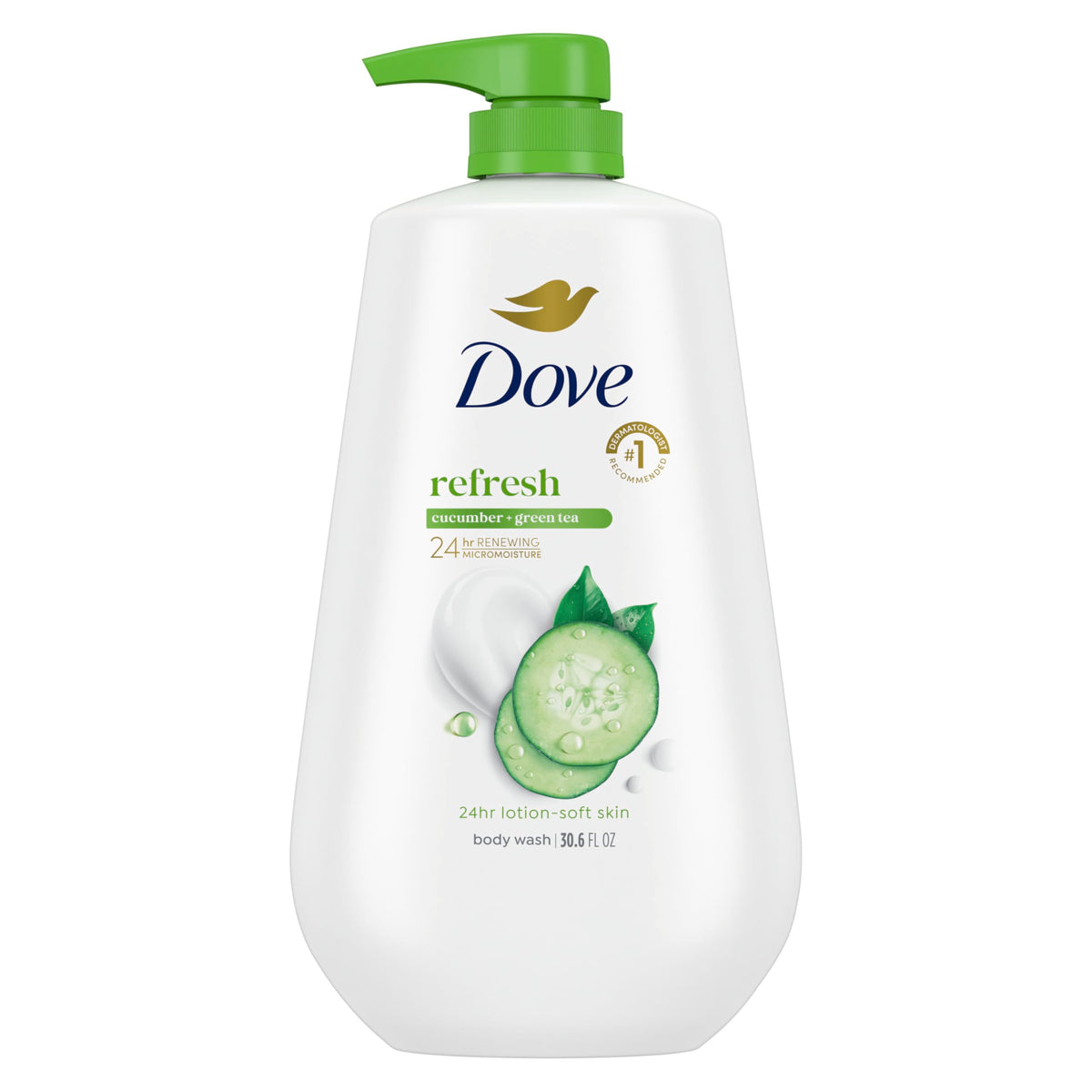Dove Body Wash Body Wash Refresh Cucumber Green Tea 30 6 oz – product photo (Body Washes)
