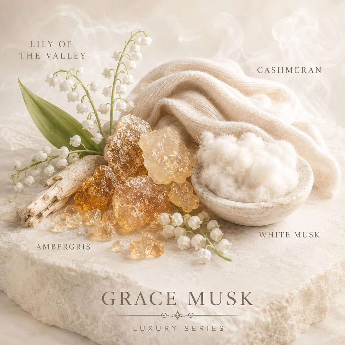 hazza Grace Musk White Musk Perfume Oil Alcohol Free Unisex - hazza Official Imagery - 8