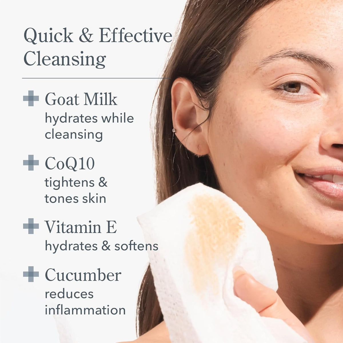 Beekman 1802 Goat Milk Face Wipes Pistachio Dark Cherry 100 - Beekman 1802 Official Imagery - 3