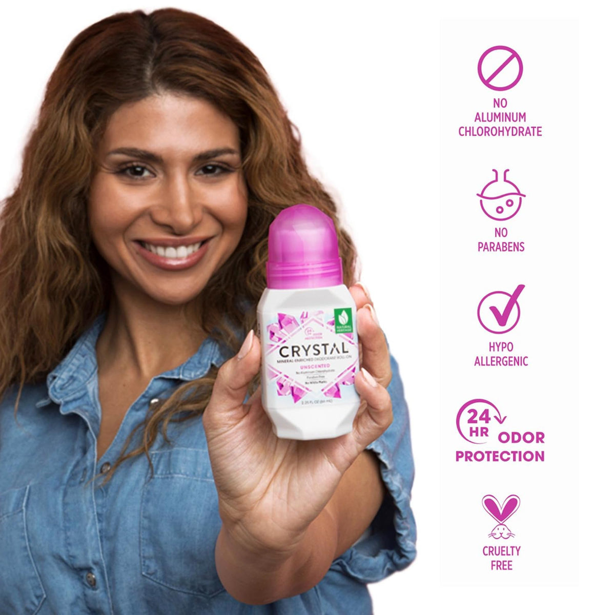 Crystal Essence CRYSTAL Deodorant – packaging and label