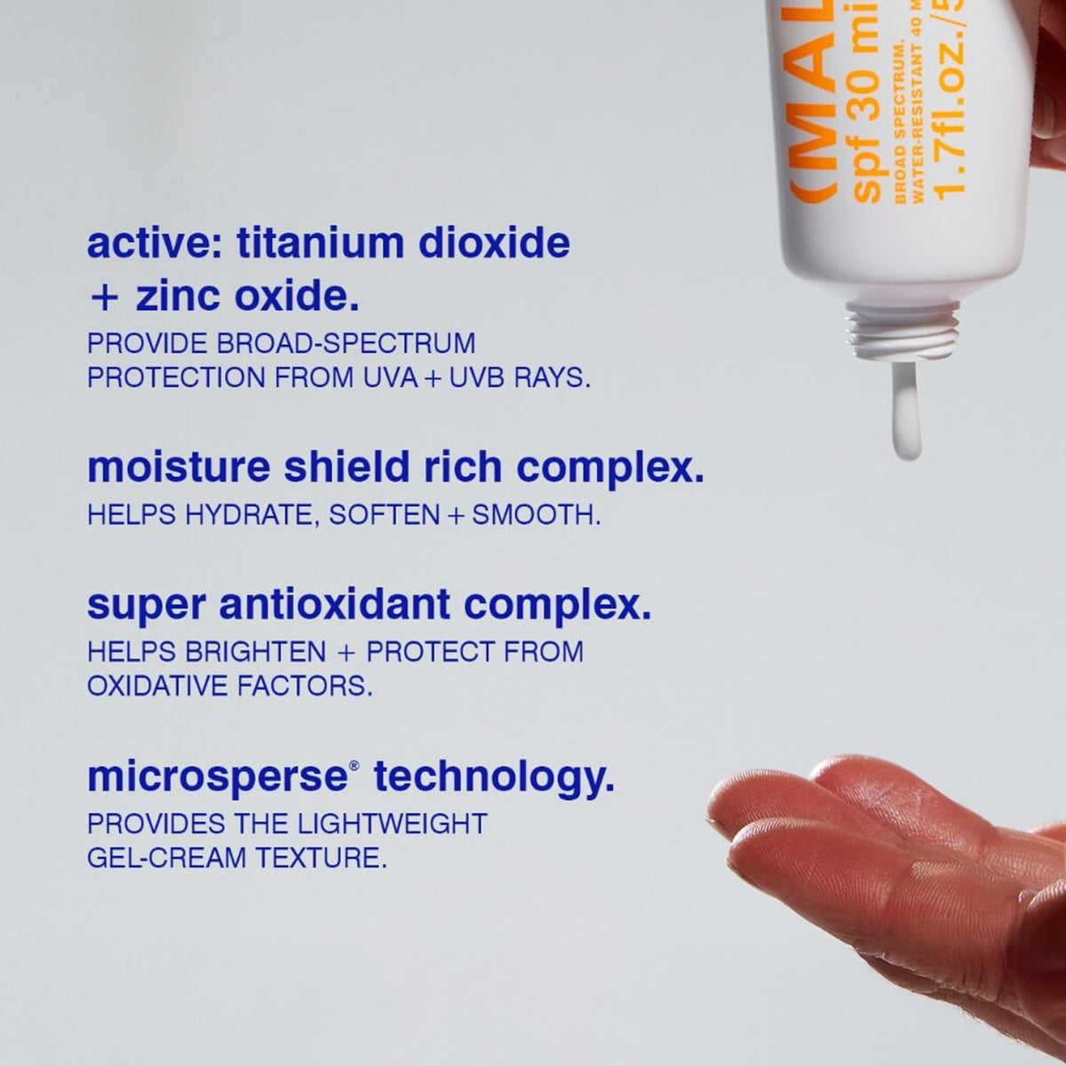 MALIN GOETZ SPF 30 Mineral Sunscreen Face Body Travel Size 1 - Premium Selection Official Imagery - 4
