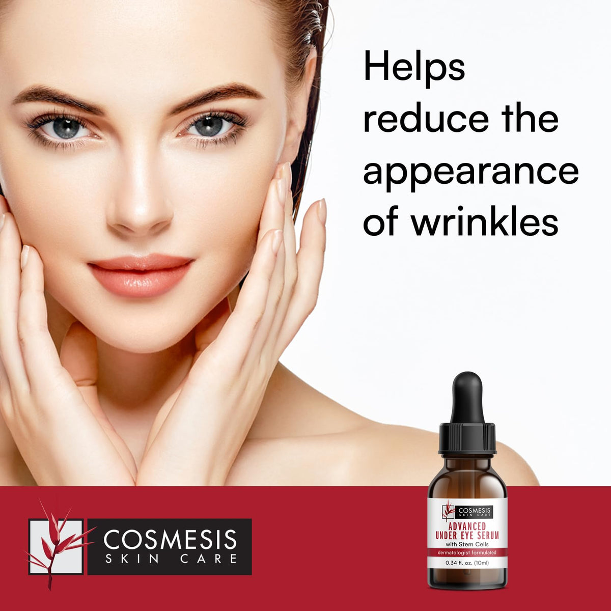 Advanced Under Eye Serum with Stem Cells 1 3 oz Cosmesis - Cosmesis Skin Care Official Imagery - 3