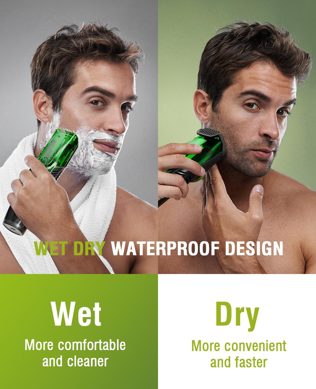 SHPAVVER Beard Trimmer for Men Vacuum Mustache Trimmer for - SHPAVVER Official Imagery - 4