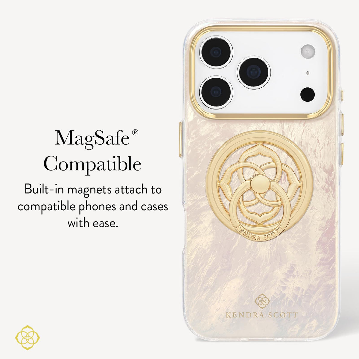 Kendra Scott Magnetic Phone Ring Grip with Stand - Premium Selection Official Imagery - 4
