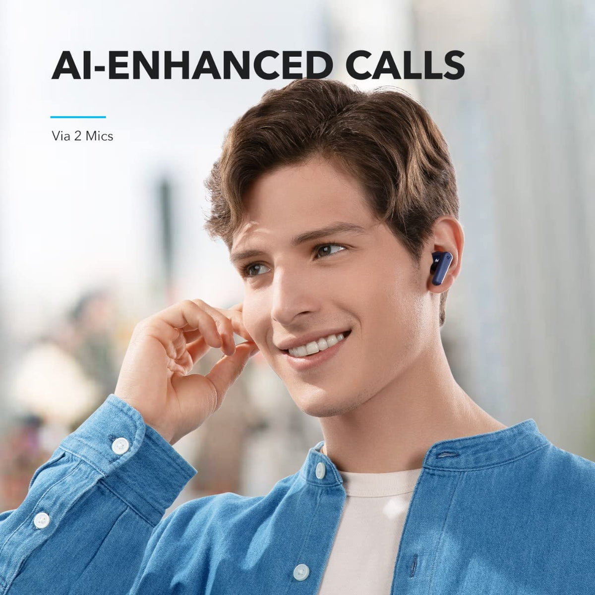Soundcore – Earbud Headphones on display