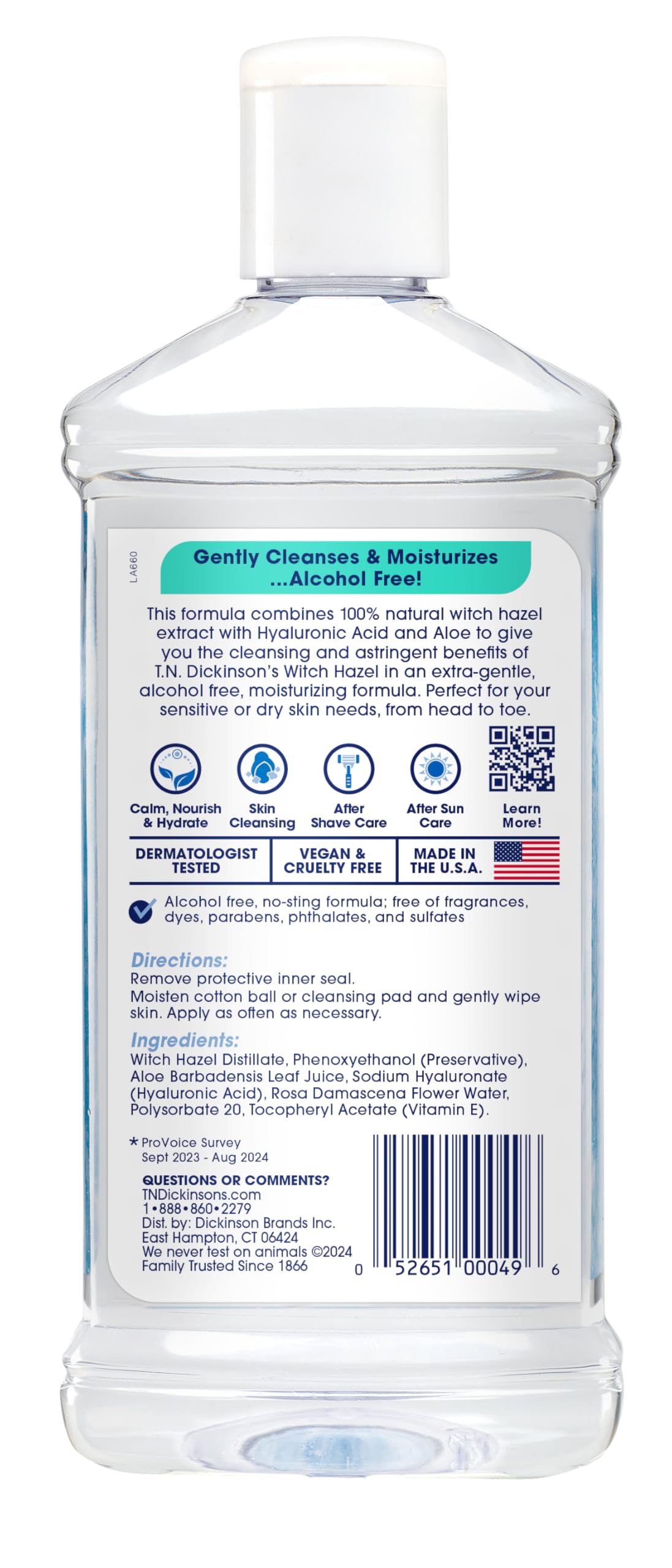 T.N. Dickinson's T N Dickinson s Witch Hazel Moisturizing Astringent – close-up detail