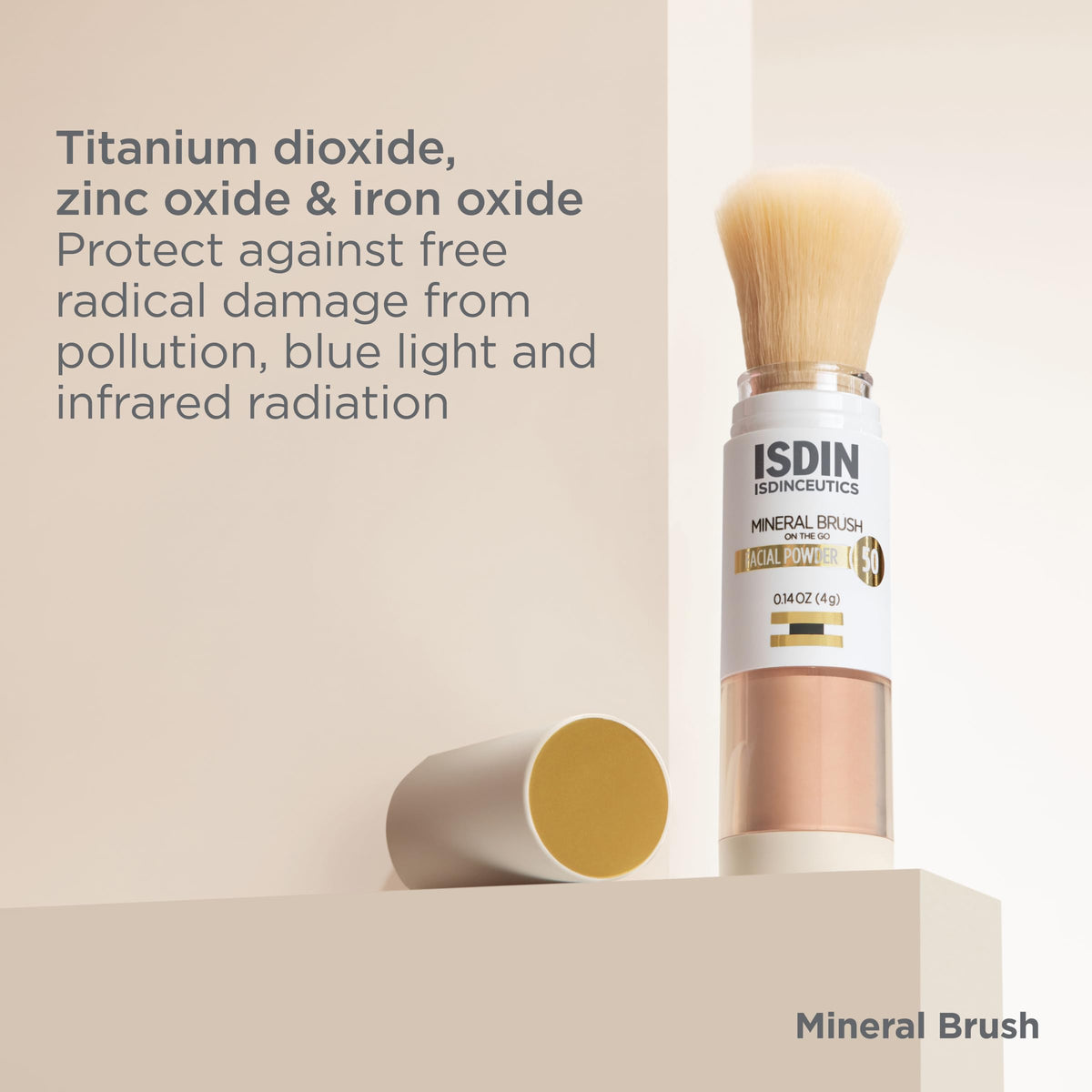 ISDIN Isdinceutics Mineral Brush On Facial Powder 0 14 oz - Premium Selection Official Imagery - 8