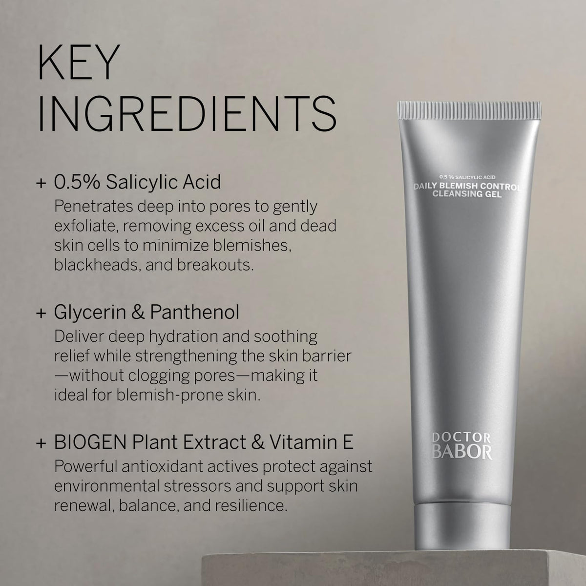 BABOR DOCTOR Daily Blemish Control Cleansing Gel with - BABOR Official Imagery - 5