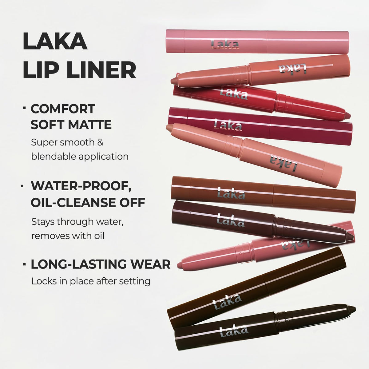 Laka Lip Liner – back view and specifications