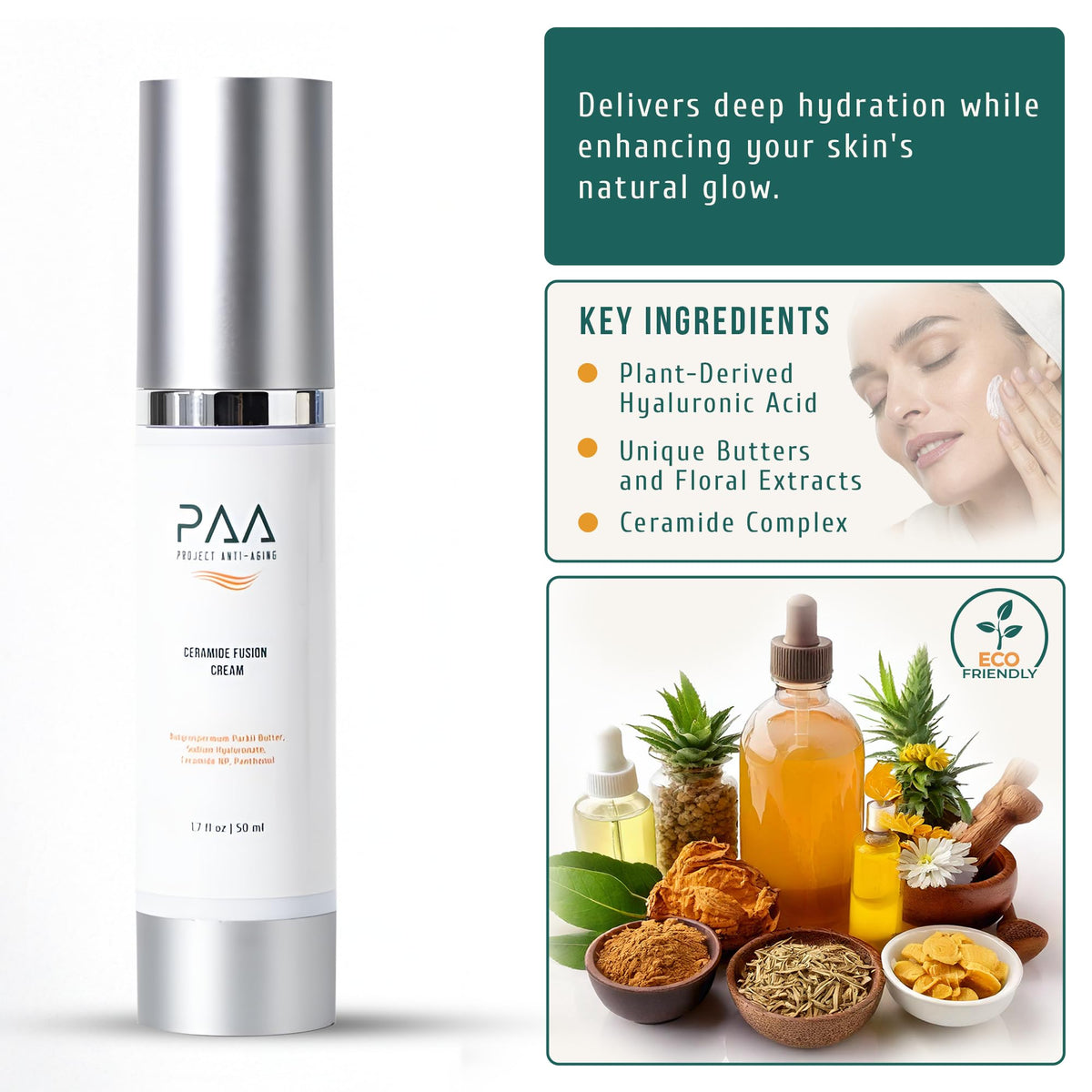 Ceramide Moisturizer for Face Barrier Repair Cream for - Project Anti-Aging Official Imagery - 6