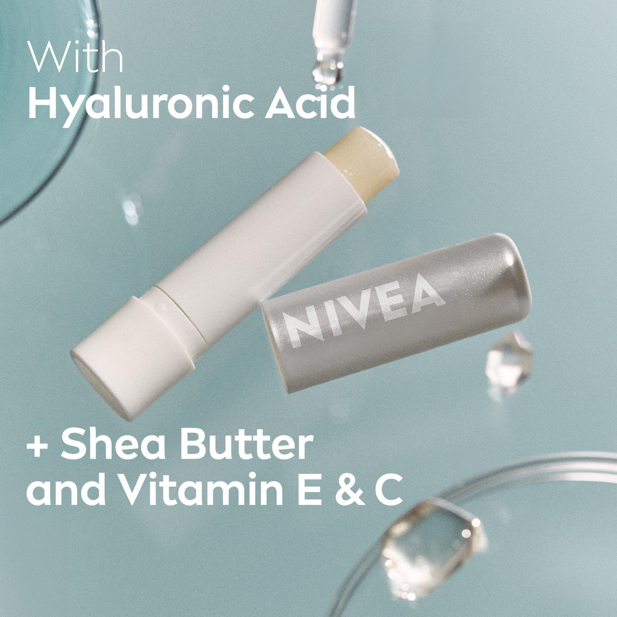 NIVEA Dewy and Hyaluronic Acid Lip Care Moisturizing Lip – full view