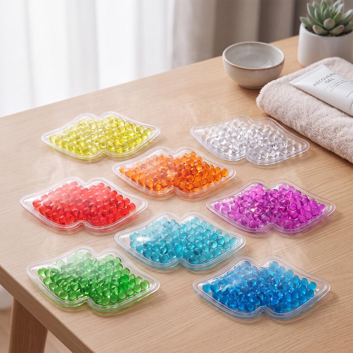 TrelaCo 120 Pcs Mini Lip Ice Pack Bulk Reusable Portable - TrelaCo Official Imagery - 7