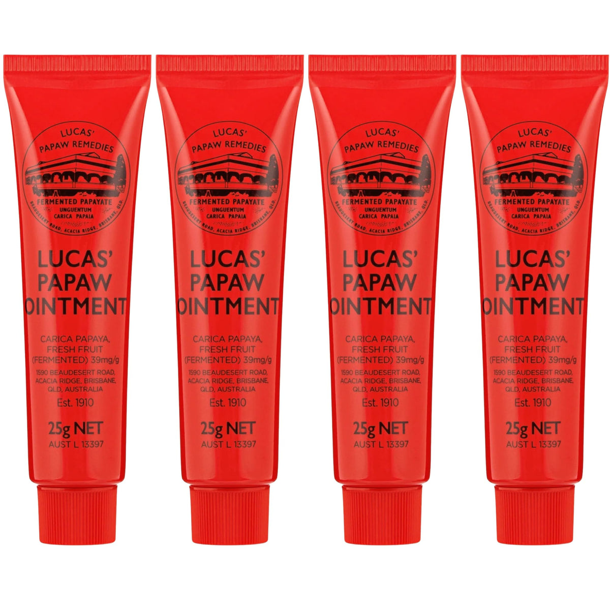 Lucas Papaw Ointment 25g Tube 4 Pack - Lucas Papaw Official Imagery - 2