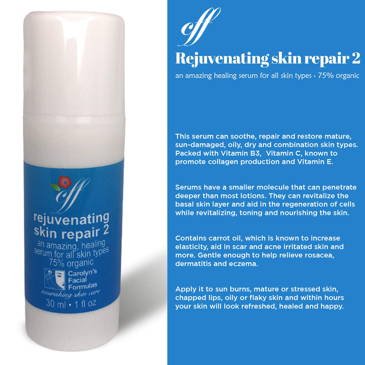 Carolyn s Facial Formulas Rejuvenating Skin Repair 2 - Carolyn's Facial Fitness Official Imagery - 7