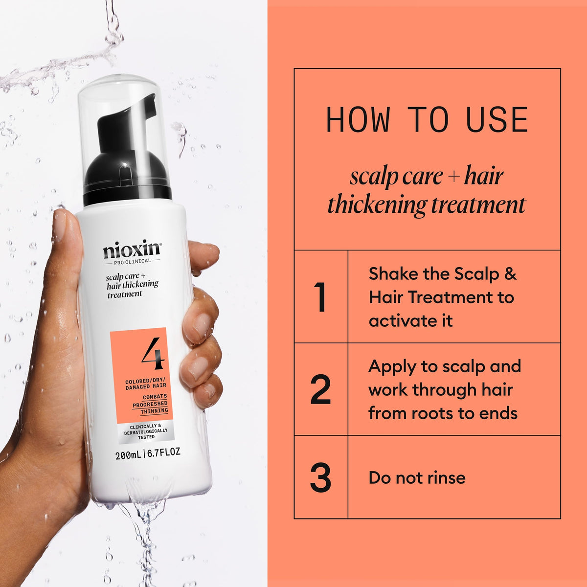 Nioxin System 4 Scalp Care Hair Thickening Leave In - Premium Selection Official Imagery - 7
