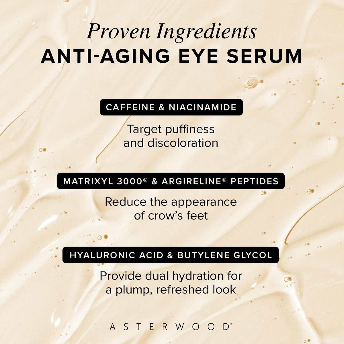 Asterwood Copper Peptides Serum 2 oz Hyaluronic Acid Eye - Asterwood Official Imagery - 6