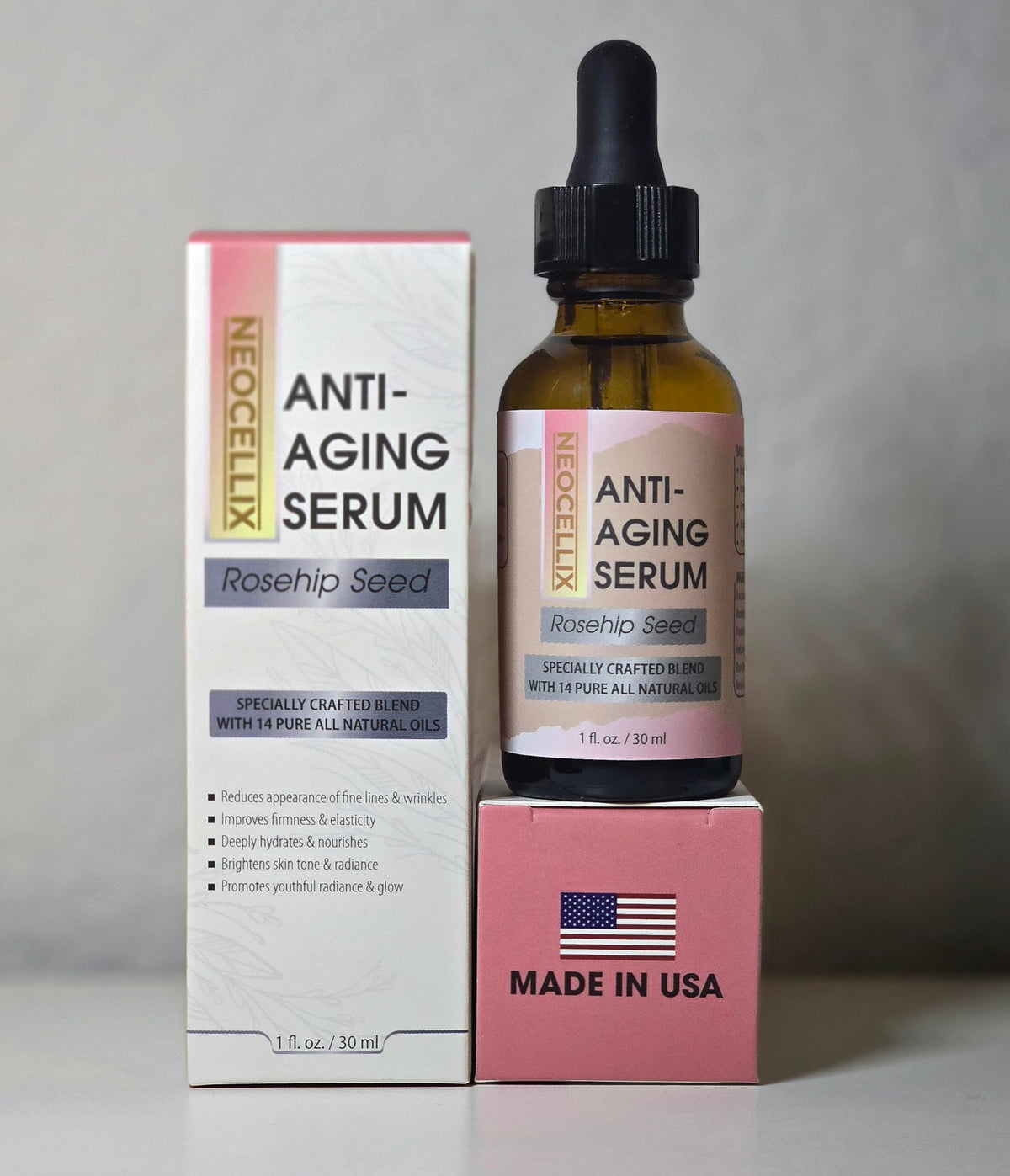 Anti Aging Oil Serum Made From 14 Pure All Natural Oils - Neogentek Official Imagery - 2