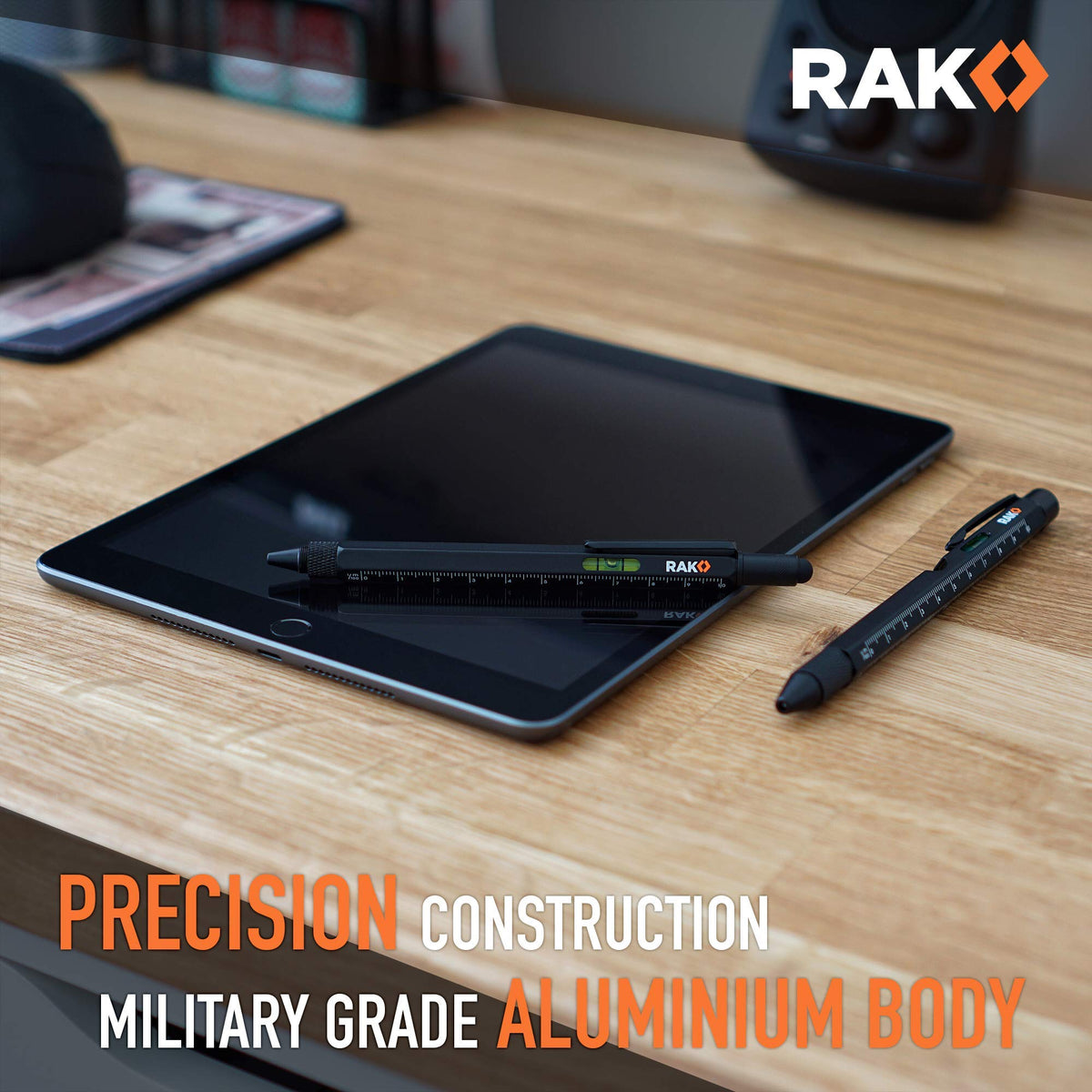 RAK Multitool Pen – back view and specifications