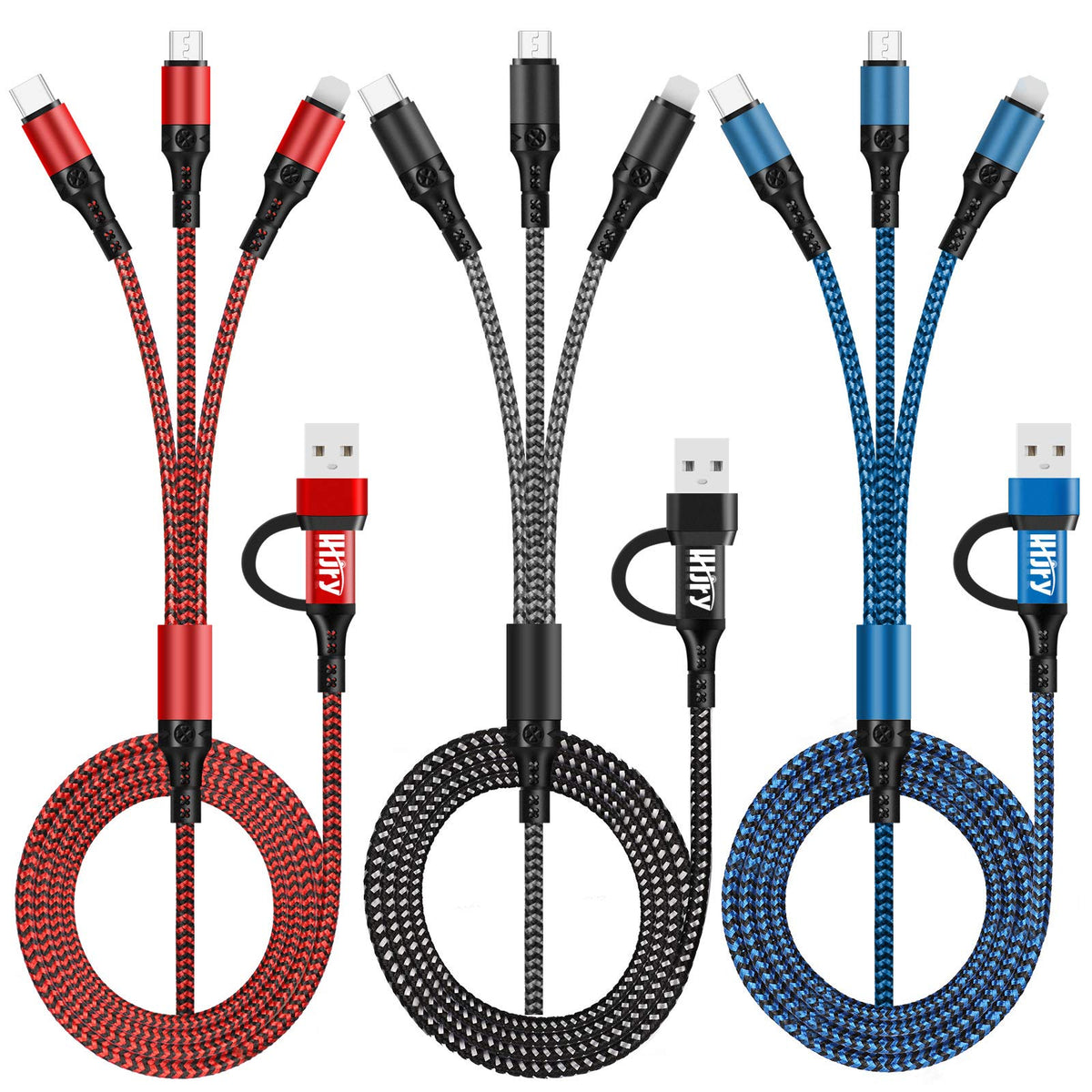 LHJRY 6 IN 1 Multi Charging Cable Charging Cords for Multiple – product photo (USB Cables)