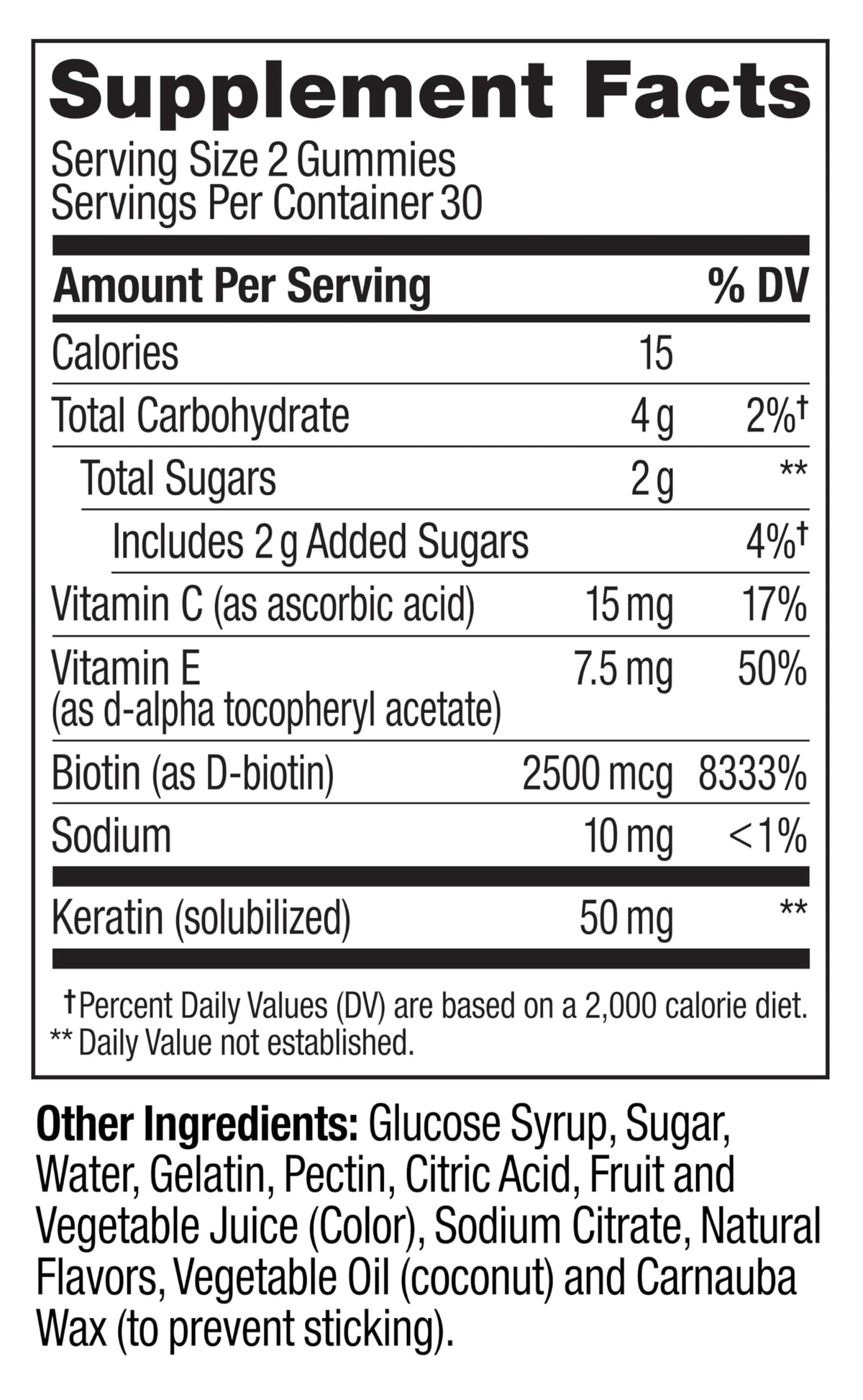 OLLY Hair Skin and Nails Gummies Undeniable Beauty Biotin – alternate angle