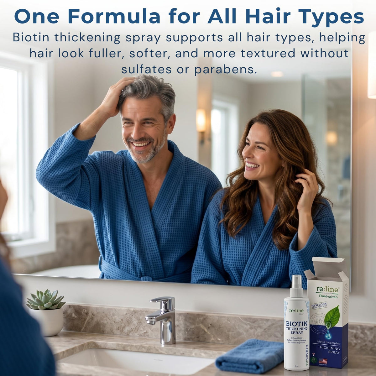 Biotin Hair Thickening and Growth Spray for Thinning and - Paisle Botanics Official Imagery - 5