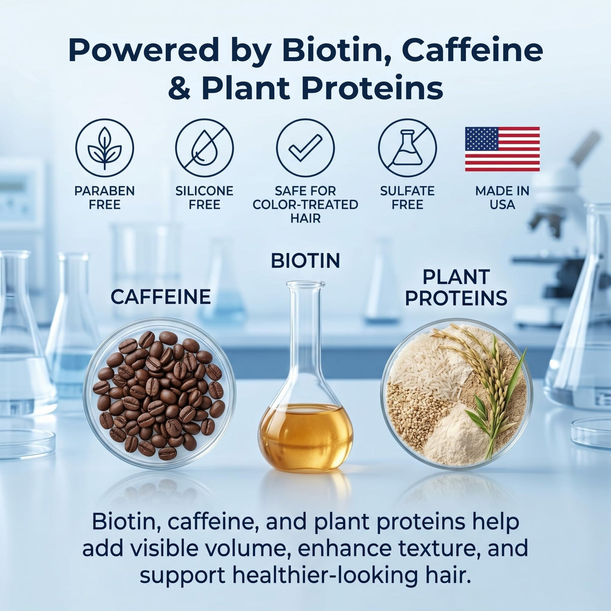 Biotin Hair Thickening and Growth Spray for Thinning and - Paisle Botanics Official Imagery - 4