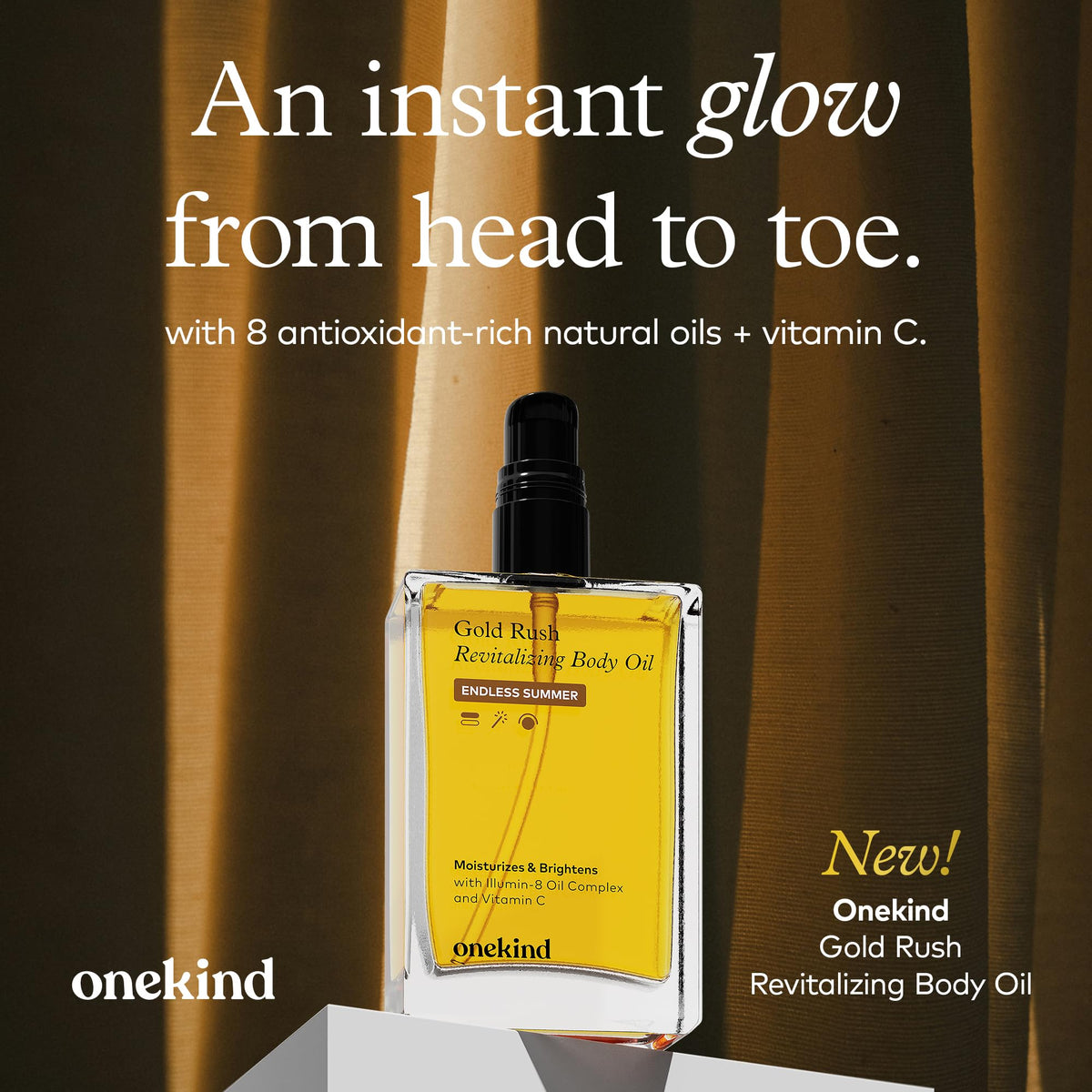 Onekind Vitamin C After Shower and Bath Body Oil - Onekind Official Imagery - 3
