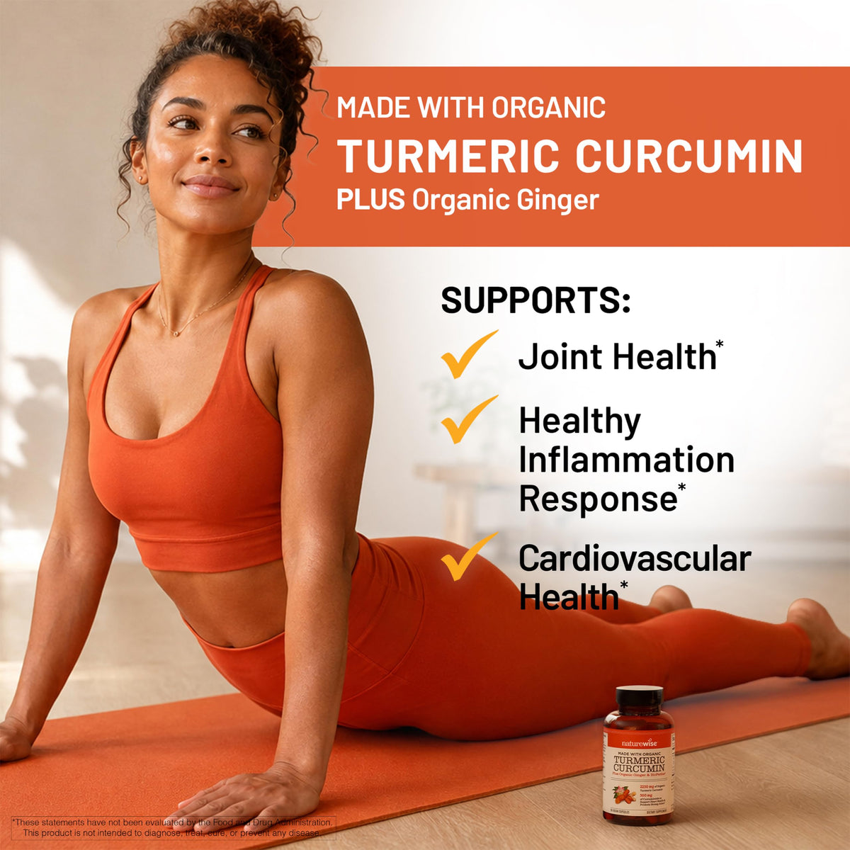 NatureWise Turmeric Curcumin 2250mg Supplement with - NatureWise Official Imagery - 3