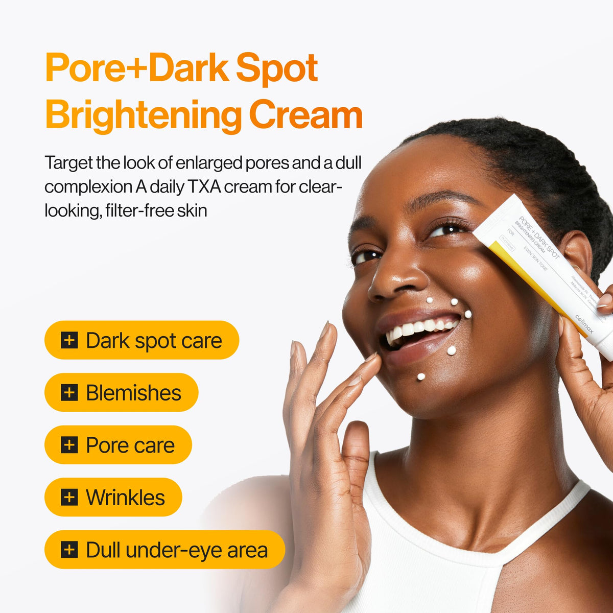 celimax Pore Dark Spot Brightening Cream 1 18 fl oz TXA – close-up detail