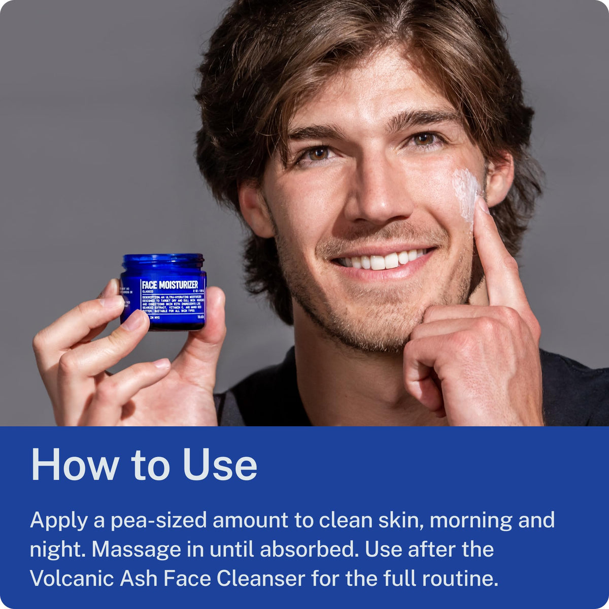 Blu Atlas Face Moisturizer for Men 2 Pack Classic Scent 2 oz - Blu Atlas Official Imagery - 6