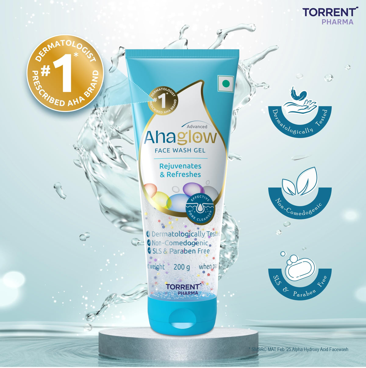 AHAGLOW FACE WASH 200GM PACK OF 3 - AHAGLOW Official Imagery - 5