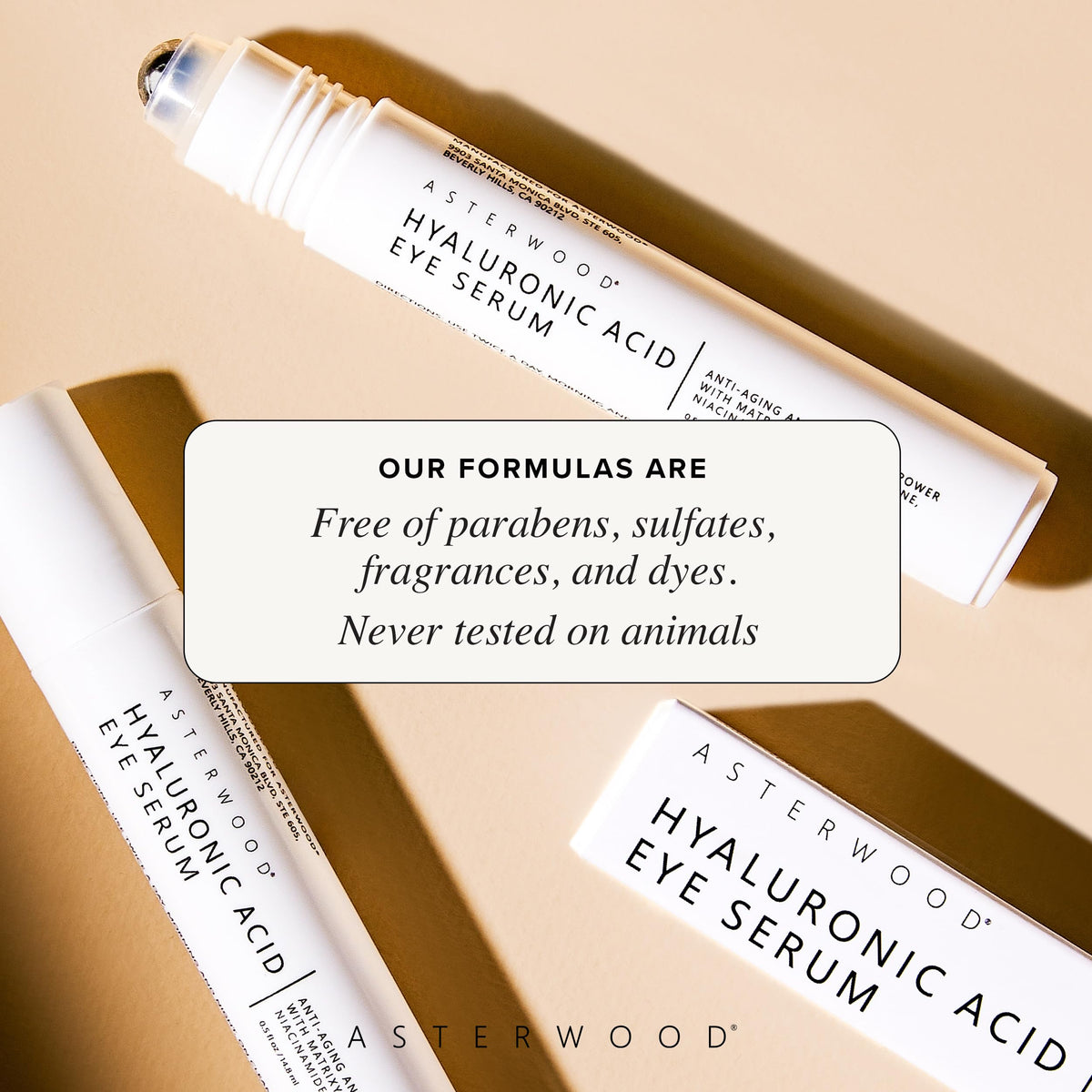 Asterwood Copper Peptides Serum 2 oz Hyaluronic Acid Eye - Asterwood Official Imagery - 8