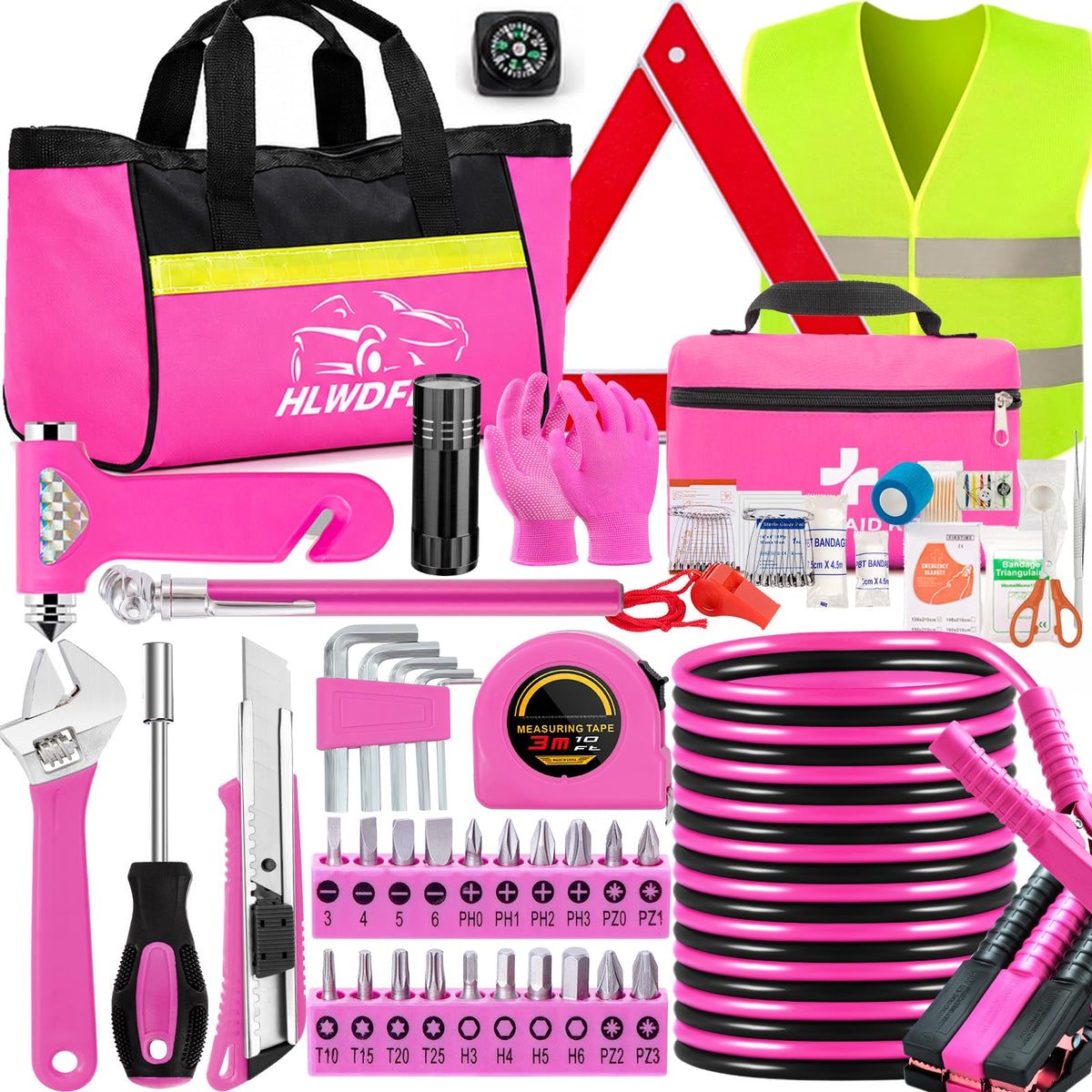Car Roadside Safety Kit - HLWDFLZ Official Imagery - 2
