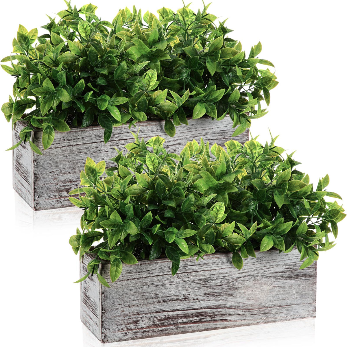 Lyrow 2 Pack 11 4 Artificial Eucalyptus Plants Faux Plants - Lyrow Official Imagery - 1