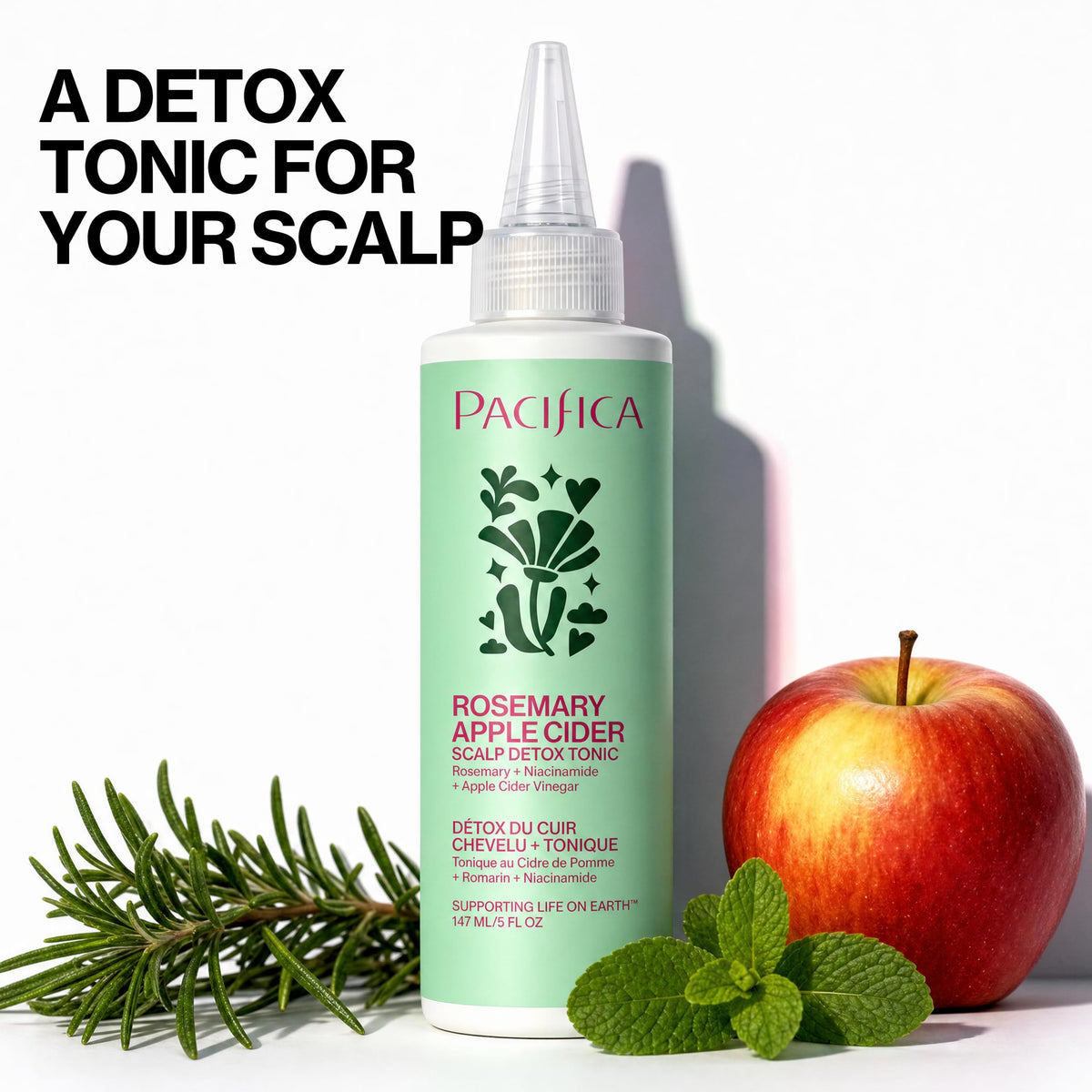 Pacifica Scalp Detox Tonic Scalp Exfoliator with Glycolic - Pacifica Official Imagery - 4